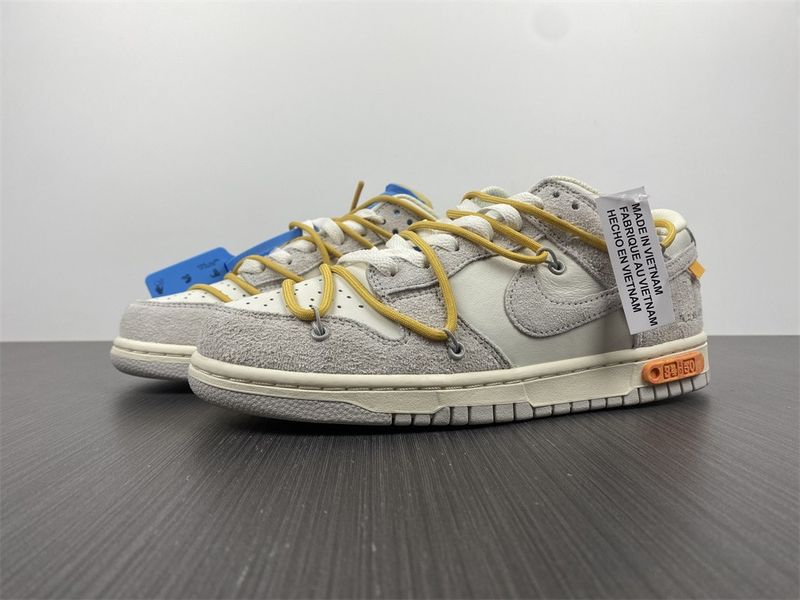 【Free shipping】Dunk Low Off-White Lot 34  DJ0950-102