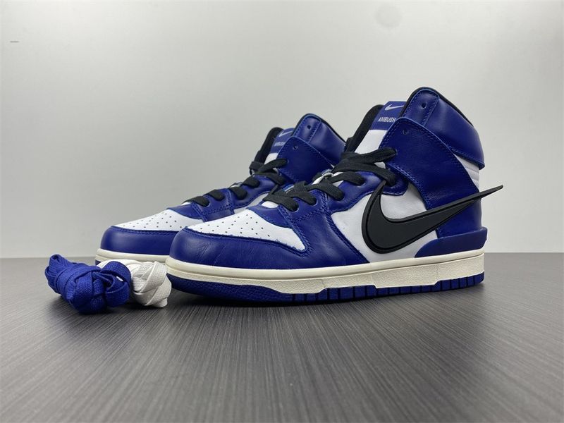 【Free shipping】Dunk High AMBUSH Deep Royal  CU7544-400
