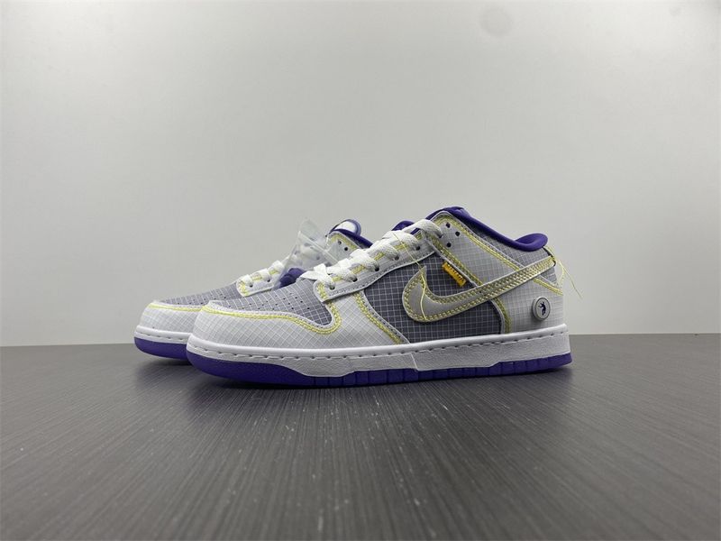 Dunk Low Union Passport Pack Grey Purple DJ9649-500