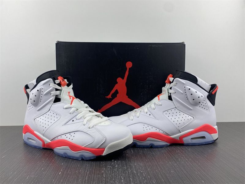 Air Jordan 6 Retro Infrared White 384664-123