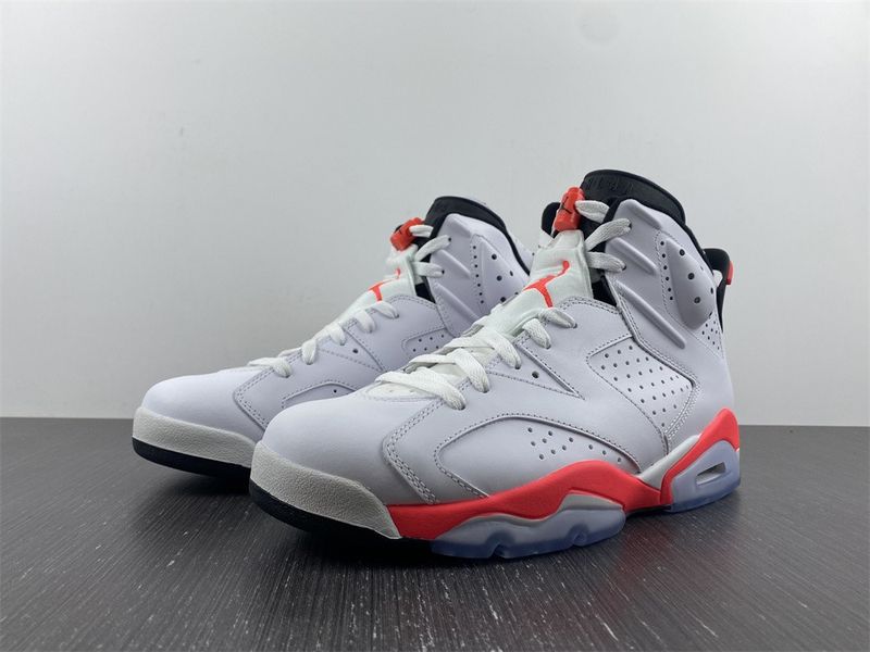 Air Jordan 6 Retro Infrared White 384664-123