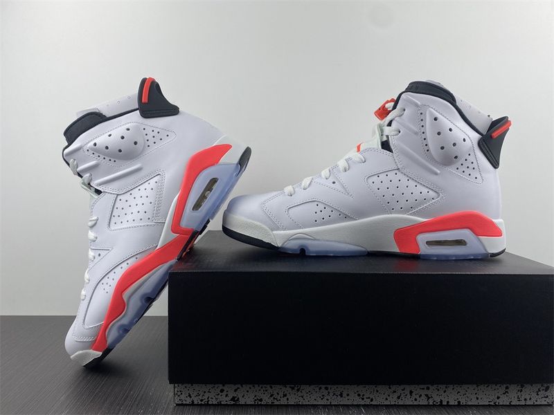 Air Jordan 6 Retro Infrared White 384664-123