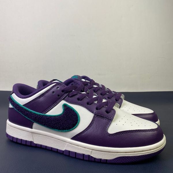 Dunk Low Chenille Swoosh Sail Grand Purple  DQ7683-100