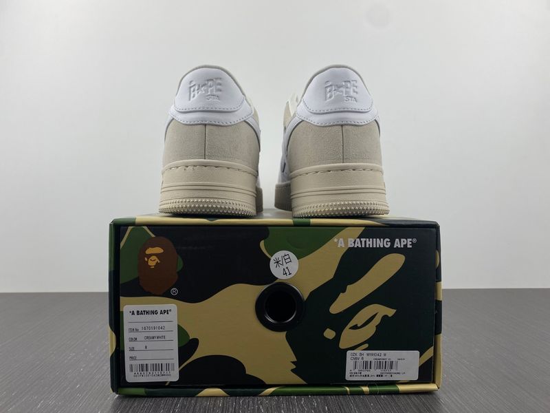 A Bathing Ape Bape Sta White/Grey