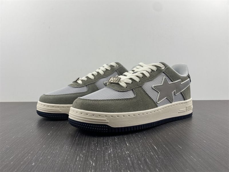A Bathing Ape Bape SK8 Sta Green Grey