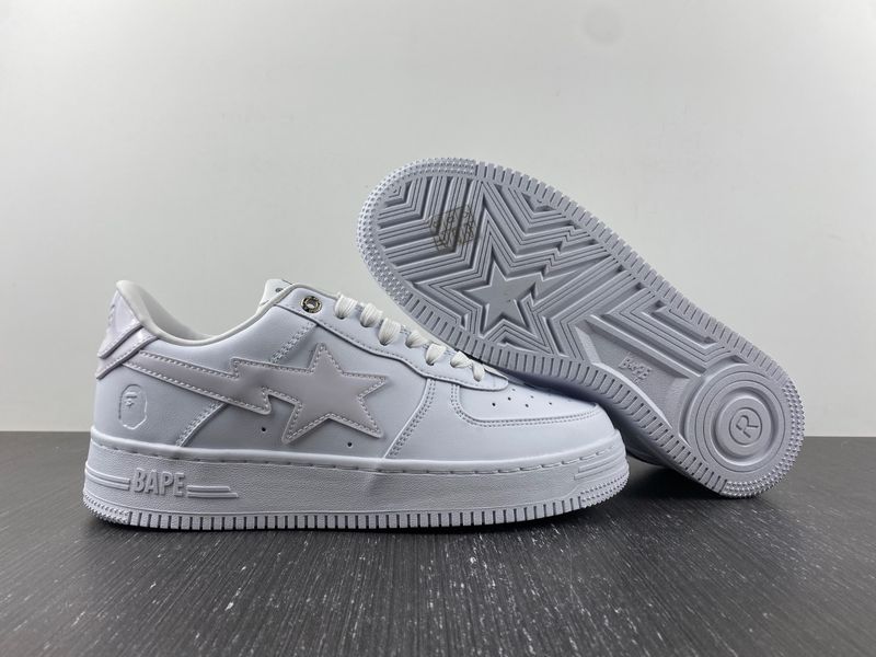 A Bathing Ape Bape Sta white