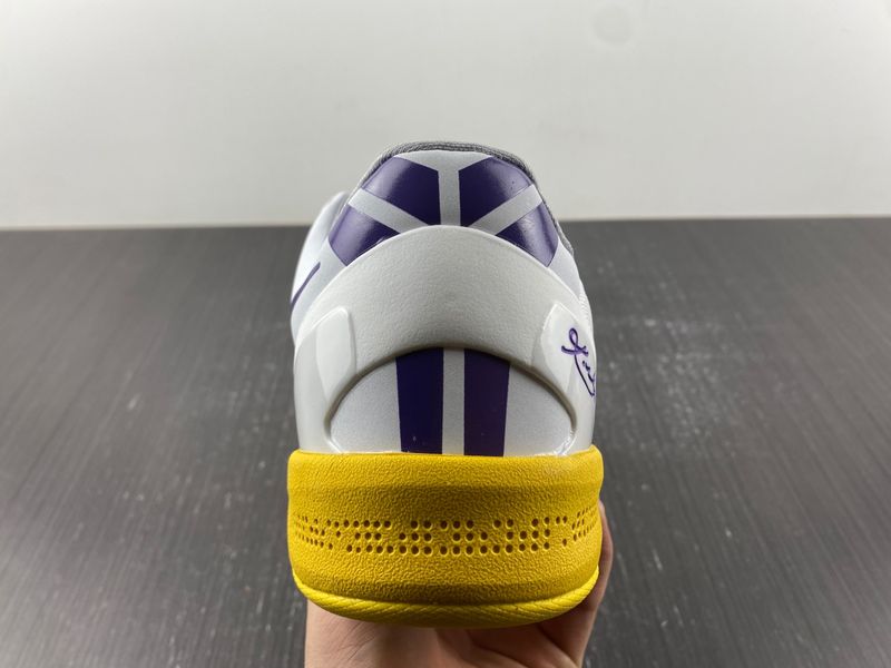 Kobe 8 white yellow purple 555035-101