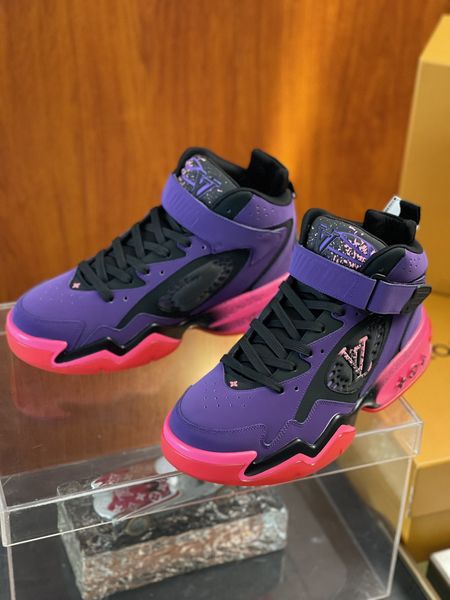 Men L*ouis V*uitton Top Sneaker Trainer 2 RR230406-4