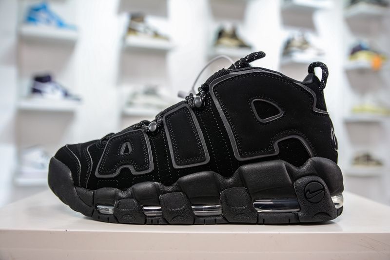 Air More Uptempo Black Reflective 414962-004