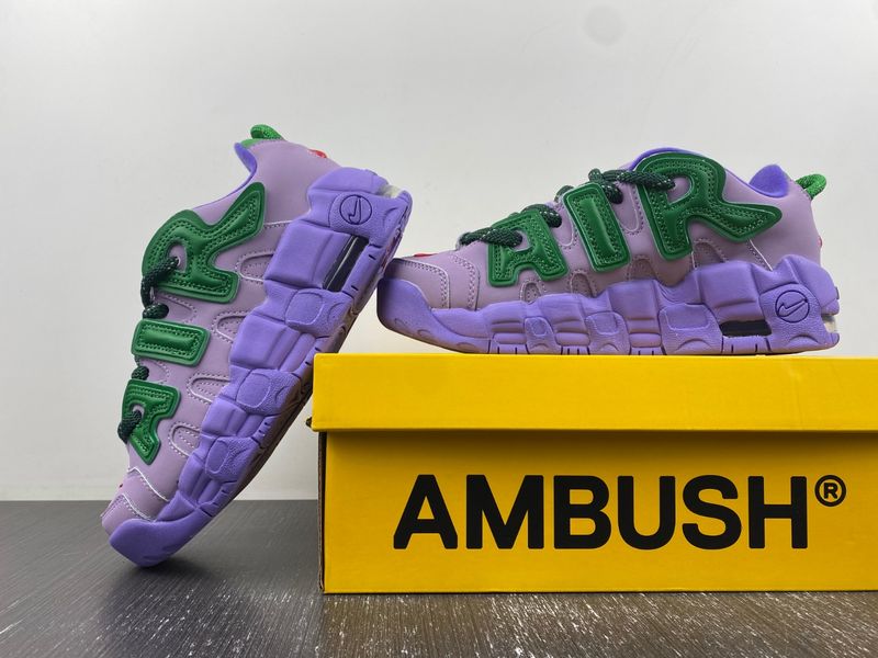 Air More Uptempo Low AMBUSH Lilac  FB1299-500