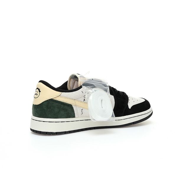Air Jordan 1 Low x Travis Scott Green Black DM7866-678