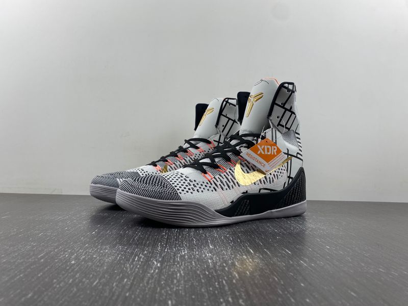 Kobe 9 Elite Gold Fundamentals  630847-100/641714-100
