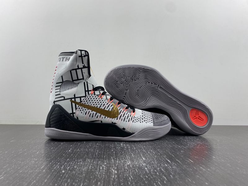 Kobe 9 Elite Gold Fundamentals  630847-100/641714-100