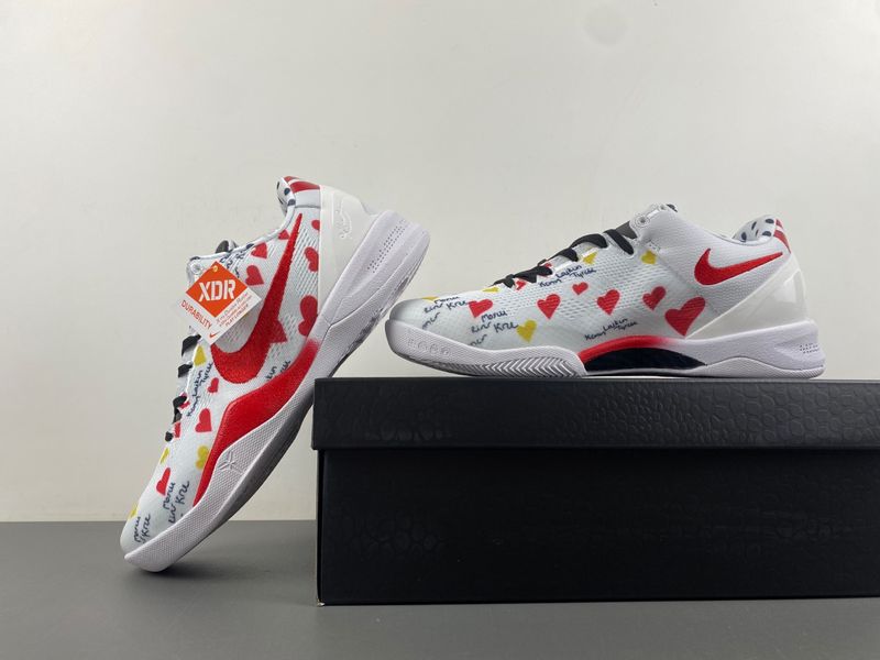 Kobe 8 Protro white love FJ9364-201