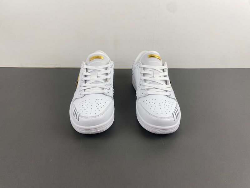 Air Jordan 1 Low Method of Make Sail Metallic Gold  FN5032-100