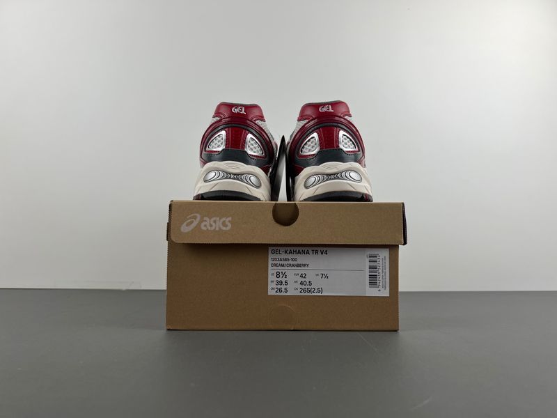ASICS Gel-1130 White Maroon Banner  1203A685-100