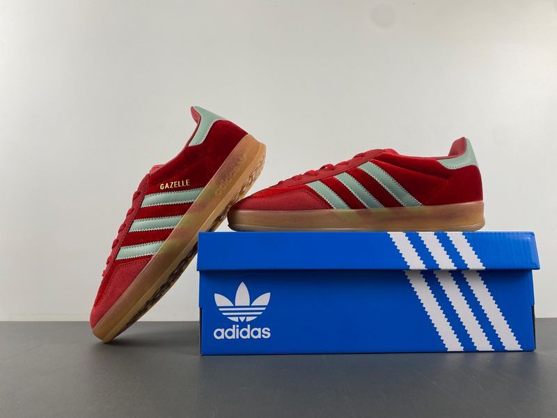 Gazelle Indoor Better Scarlet Hazy Green  IG6786
