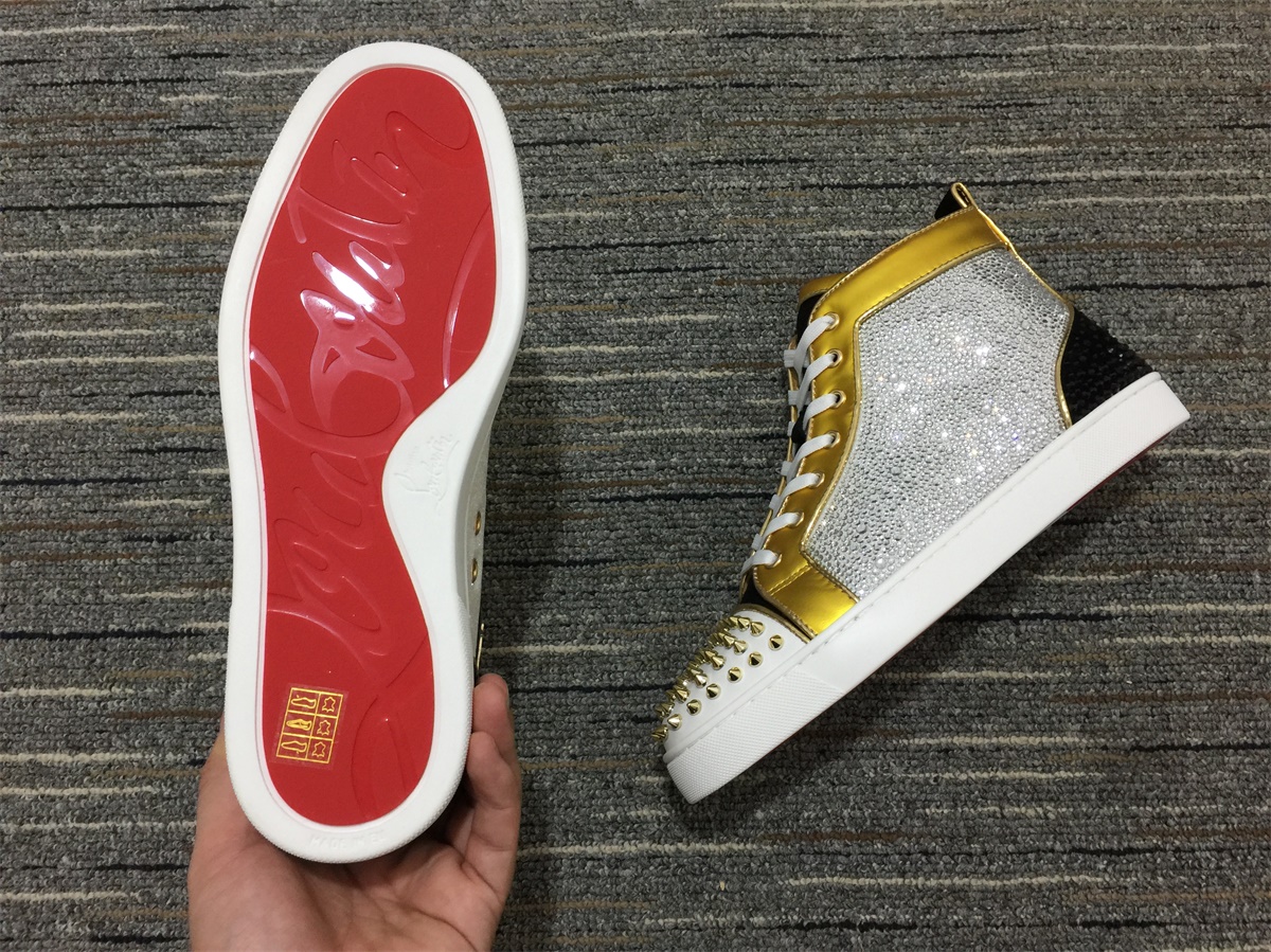 C*ristian L*uboutin Lou Spikes Sneaker
