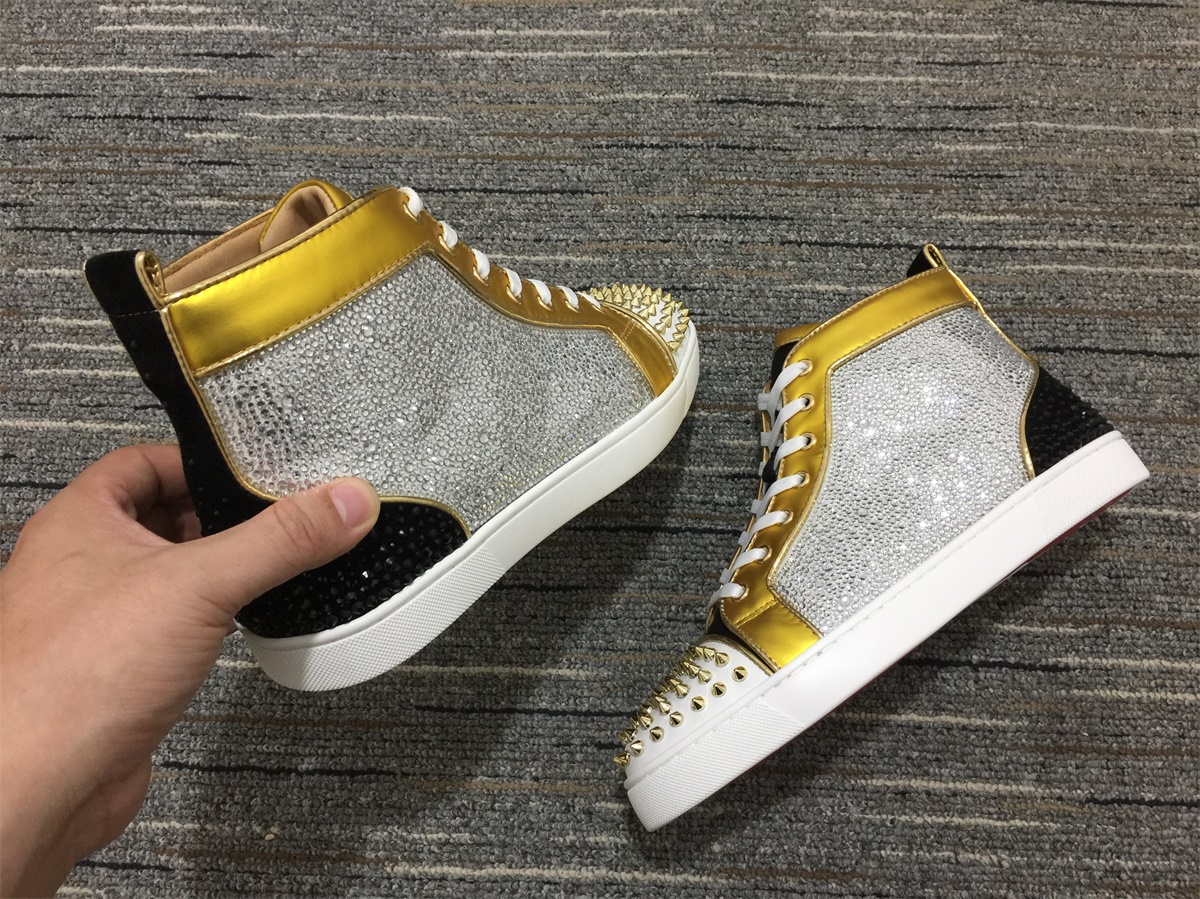 C*ristian L*uboutin Lou Spikes Sneaker