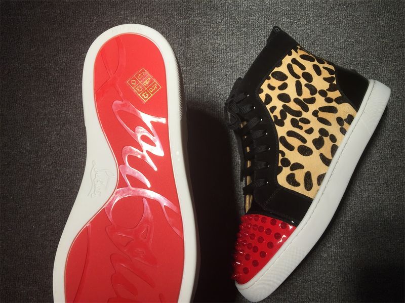 C*ristian L*uboutin Lou Spikes Sneaker