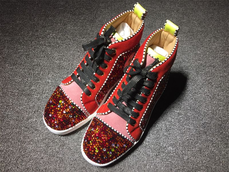 C*ristian L*uboutin Louis Rhinestone Sneaker
