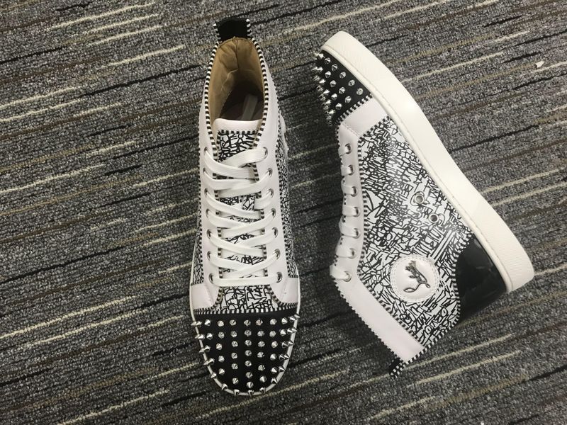 C*ristian L*uboutin Lou Spikes Sneaker