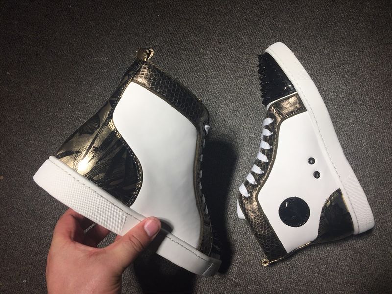 C*ristian L*uboutin Lou Spikes Sneaker