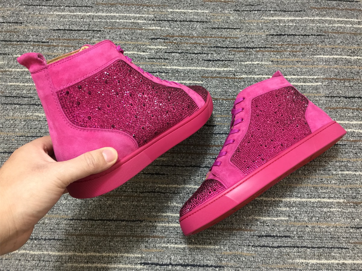 C*ristian L*uboutin Louis Rhinestone Sneaker