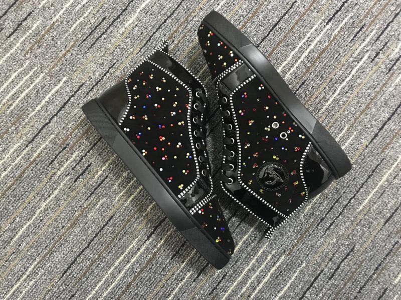 C*ristian L*uboutin Louis Rhinestone Sneaker