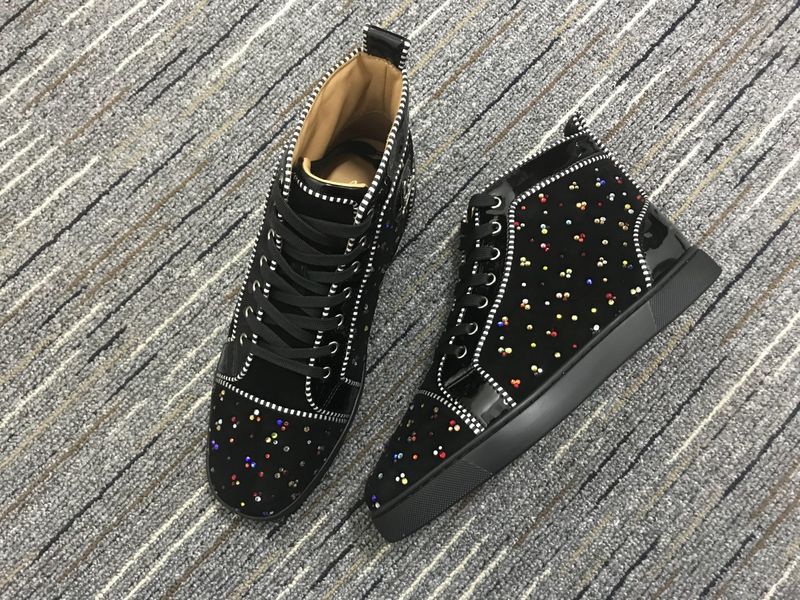 C*ristian L*uboutin Louis Rhinestone Sneaker