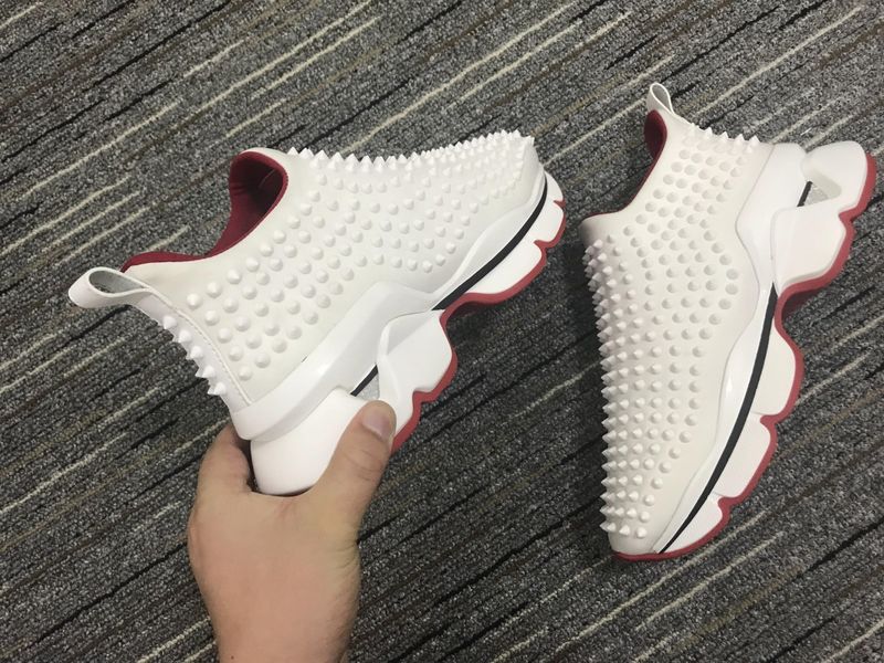 C*ristian L*uboutin Red Runner Sneaker
