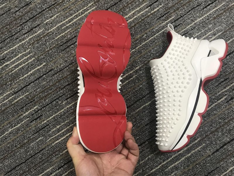 C*ristian L*uboutin Red Runner Sneaker
