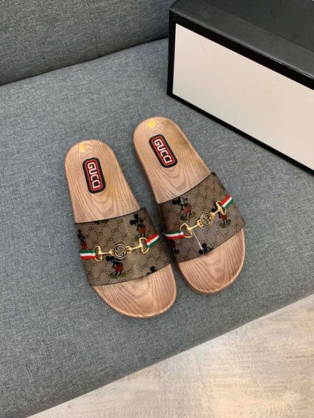 Men G*cci Sandals Top Version