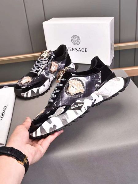 Men V*ersace Top Sneaker