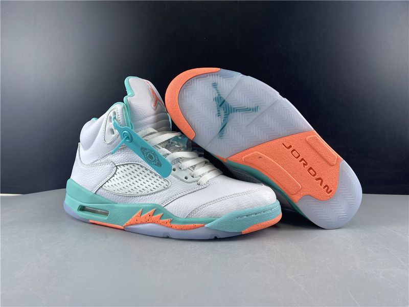 Air Jordan 5 Retro Light Aqua  440892-100