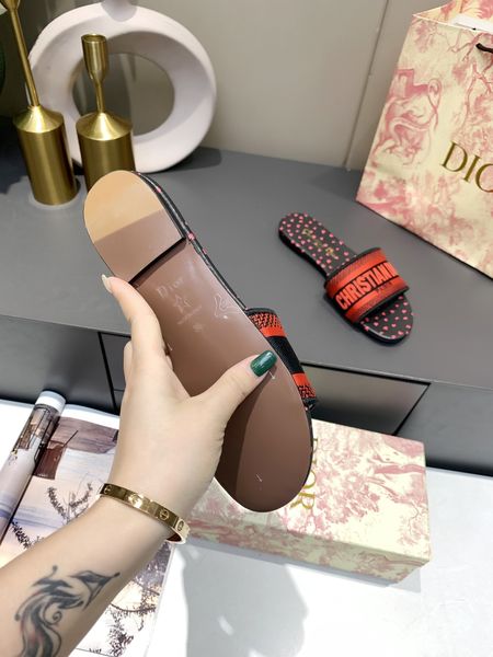 Women D*ior Top Sandals