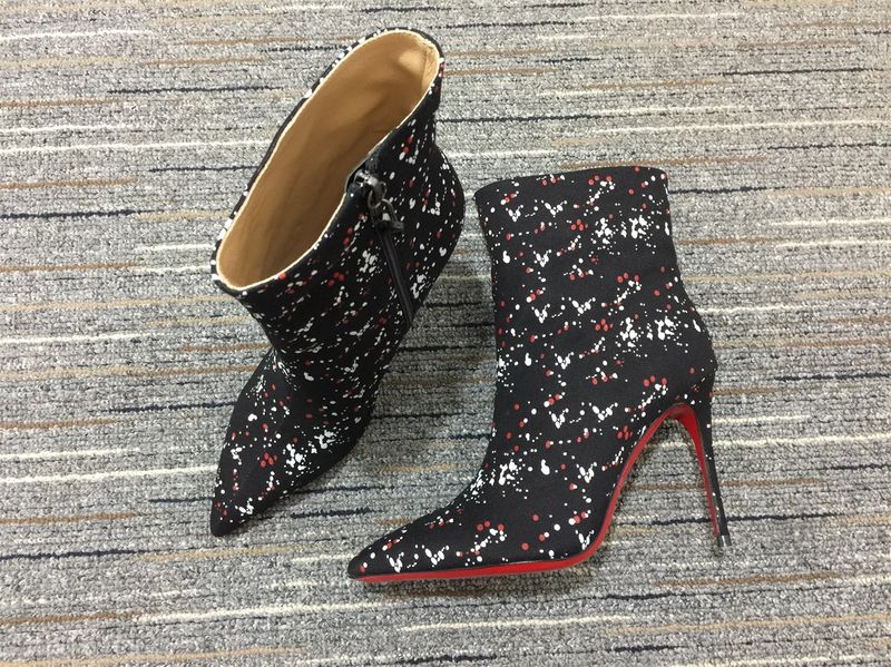 Women C*hristian L*ouboutin Top Boot