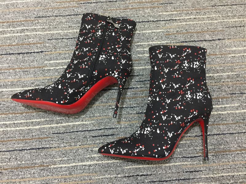 Women C*hristian L*ouboutin Top Boot