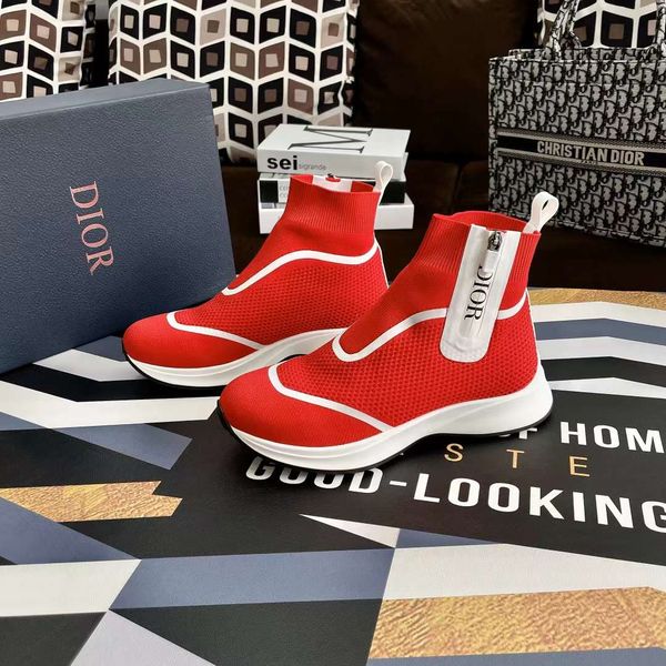 Men Women D*ior Top Sneaker