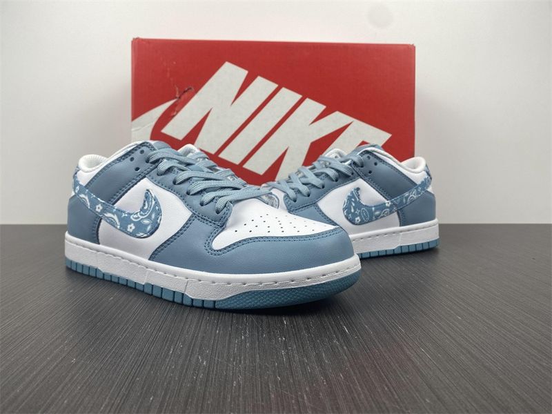 【Free shipping】Dunk Low Blue Paisley DH4401-101