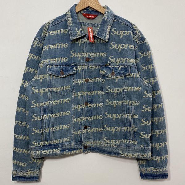 S*upreme Denim Trucker Jacket Top Quality AM 20230701-28