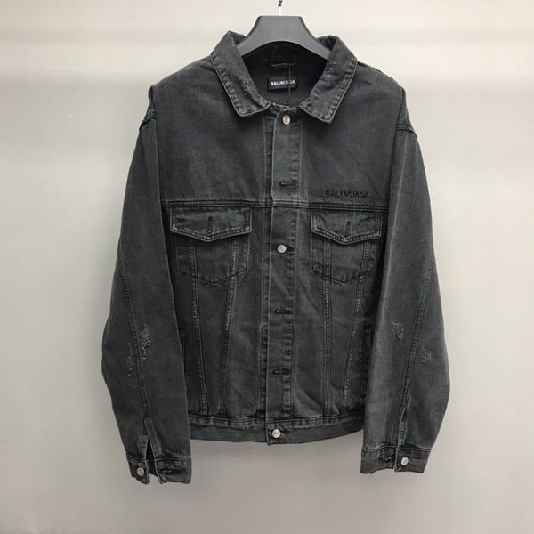 B*alenciaga Denim jacket Top Quality DSX 20230921-104
