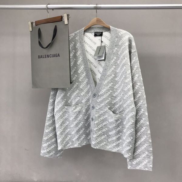B*alenciaga Cardigan Top Quality DSX 20231009-90