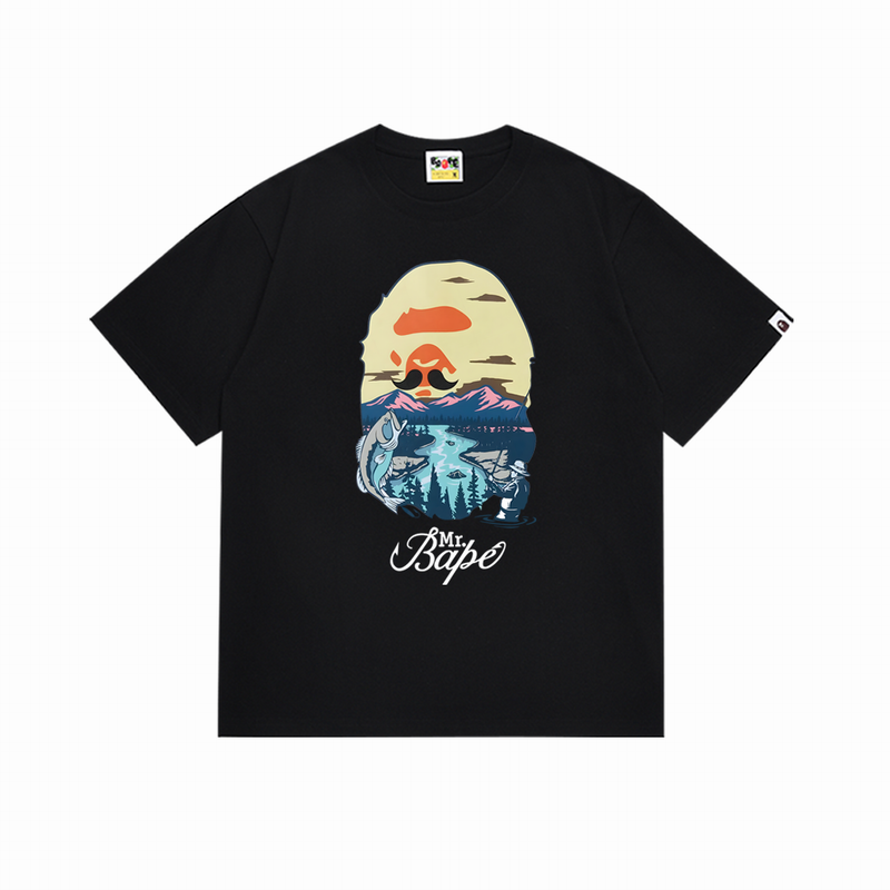 B*ape T-shirt Top Quality Qiqi 20240718-98