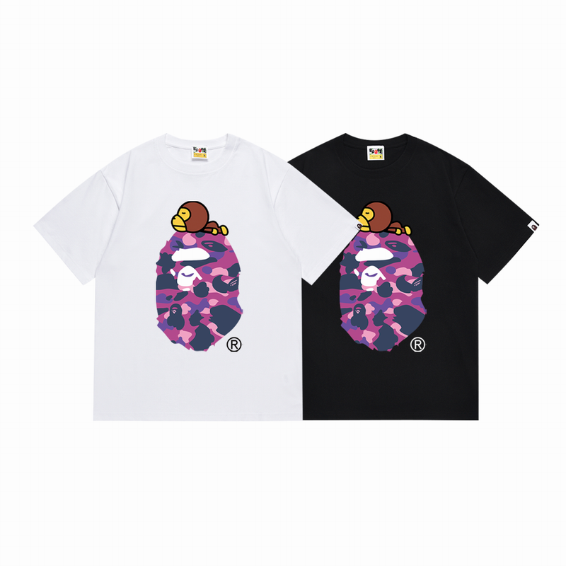 B*ape T-shirt Top Quality Qiqi 20240719-9