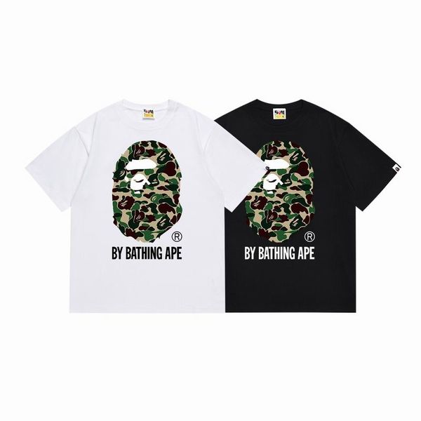 B*ape T-shirt Top Quality Qiqi 20240719-22
