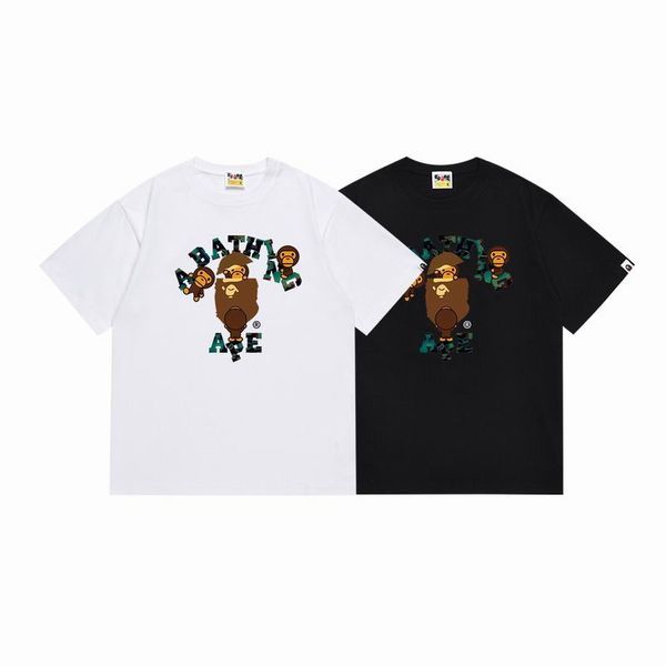 B*ape T-shirt Top Quality Qiqi 2024079-52