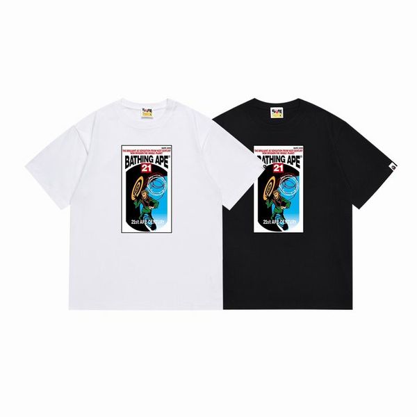B*ape T-shirt Top Quality Qiqi 20240719-74