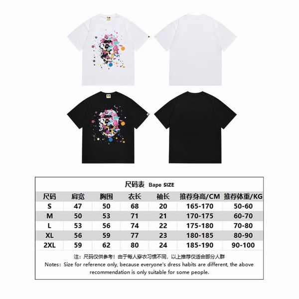 B*ape T-shirt Top Quality Qiqi 20240719-30