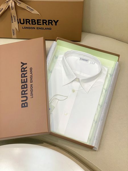 B*URBERRY  shirt Top Quality D17 20240829-2